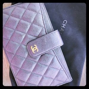 Chanel Large Pouch Wallet w/ card insert